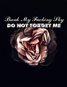 Break My Fucking Sky – Do not forget me (Single) (2013)