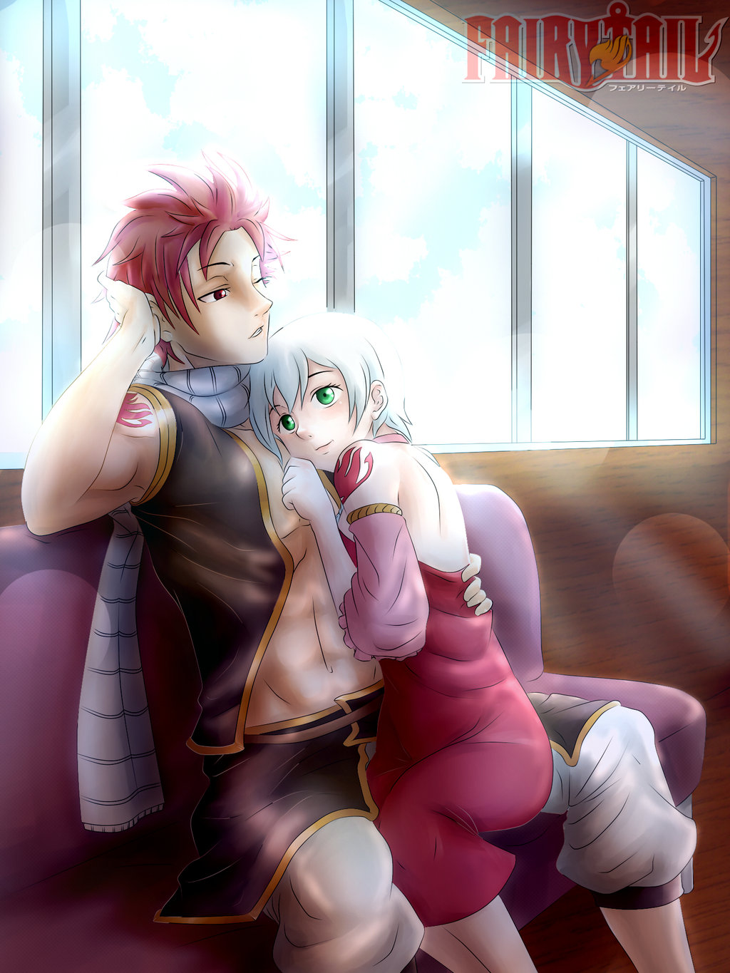 natsu_and_lisanna_by_ionditol-d5lbtdg.jpg - Просмотр картинки - Хостинг кар...