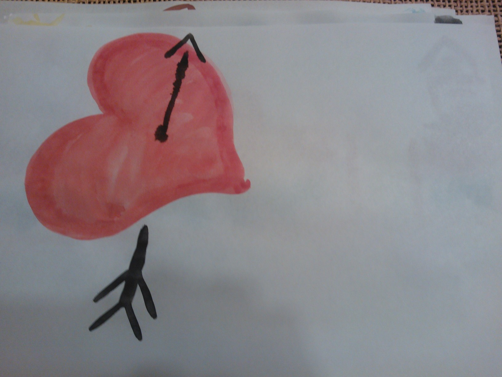 Разбитое сердце девушки рисунок
