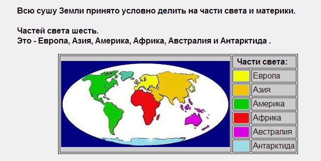 Цвета континентов. Цвета материков на карте. Шесть континентов земли. Материки и части света на карте.