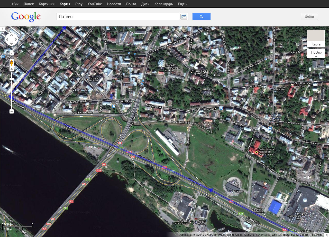 Google maps latvia