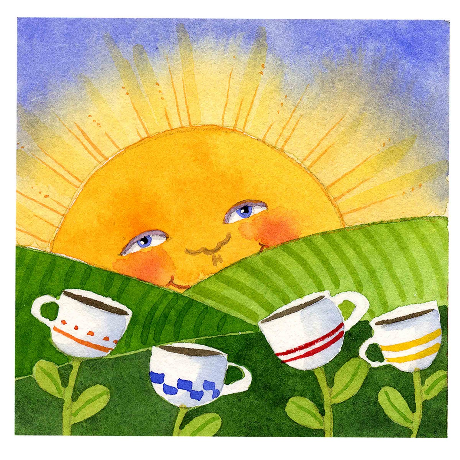 Картинка с добрым утром позитивчик. Доброе утро рисунок. Необычные открытки с добрым утром. Доброе солнечное утро. Доброе утро солнце.